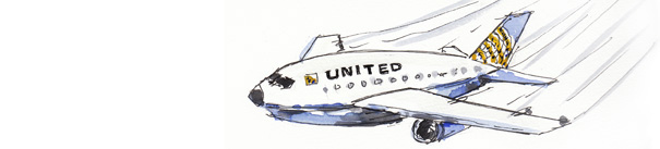 United Airlines Merger Sketch