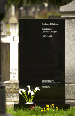 Anthony Wilson's Headstone